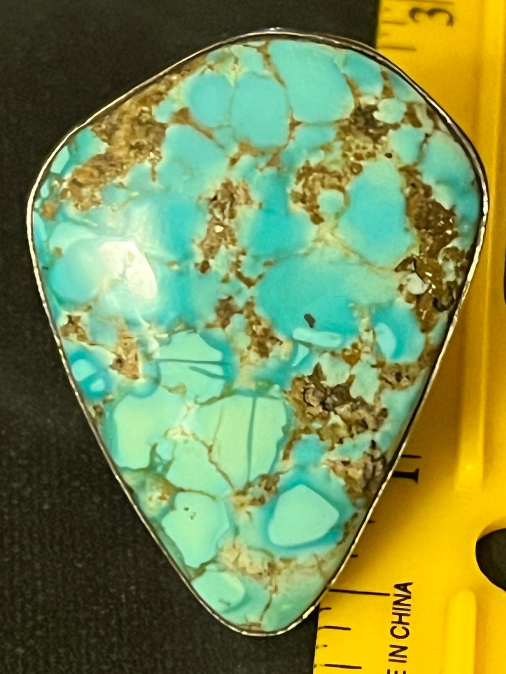 Native American statement Turquoise ring